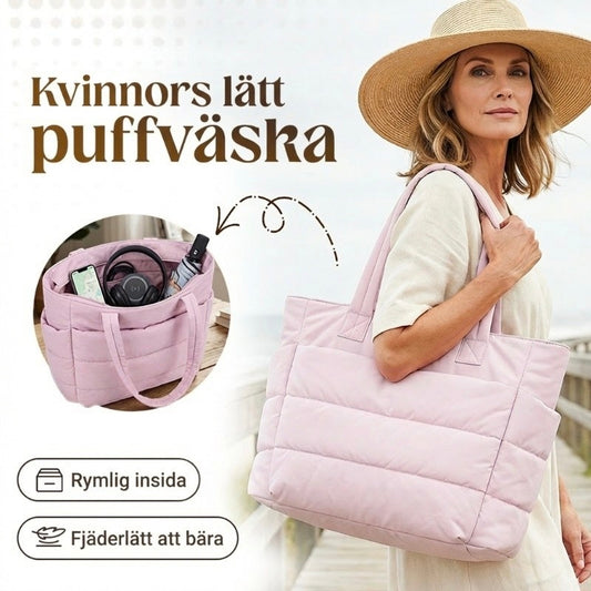 ✨Begränsad tid – 50% rabatt⏰👜 Lättviktig puffig tygväska（🔥het försäljning🔥）