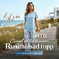 👗 50% RABATT NU! 🌿 Casual Rund Hals Layered Tunika & Vida Byxor Set – Asymmetrisk Fåll, Mönstrade Byxor & Andningsbar ✨
