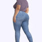 Skinny Stretch Ripped Jeans för kvinnor