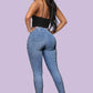 Skinny Stretch Ripped Jeans för kvinnor