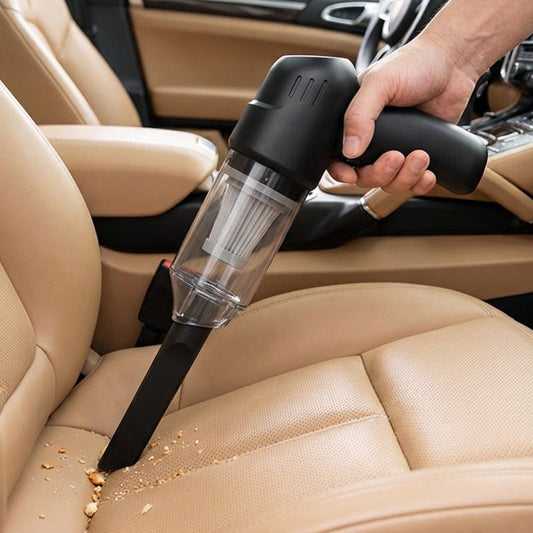 Trådlös handhållen dammsugare för bilen🚗💨, rengör enkelt damm och skräp från bilens interiör🧹!