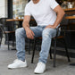 🔥🎁Nyhet 50 % RABATT🔥🔥Heta erbjudanden – Moderna stretchjeans i slim fit för män