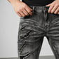 Herrens Slim Fit Destroyed Jeans