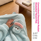 Elegans behöver inga ord 🐟Mjuk pyjamas i korallfleece med figurer🧸
