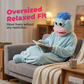 Elegans behöver inga ord 🐟Mjuk pyjamas i korallfleece med figurer🧸