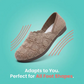 👡 50% RABATT NU! 🌿 Kvinnors Andningsbara Vävda Slip-On Flats – Andningsbar Stickad Ovandel, Flexibel Halksäker Sula & Dämpad Innermak – Heldagskomfort ✨