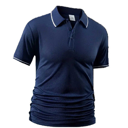 👔 50% RABATT NU! ✨ Herr Klassisk Kortärmad Kragskjorta – Tippad Krage, Modern Passform & Lättskött – Mångsidig Garderobsstapel 🌟