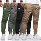 🔥Köp 2 och få fri frakt🔥Cargo-byxor för män Joggers Dragsko Elastisk midja Elastisk mudd Vanlig sport Utomhuslöpning