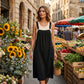 👗 50% RABATT NU! 🌿 Lös Midi Overallklänning – Relaxed Passform, Andningsbar & Sidofickor – Vardagscasual ✨