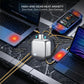 ⚡ 140 W snabbladdare ✅ AI-styrd automatisk avstängning och batteriskydd | Säker laddning över natten 🔋