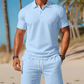 🔥50% RABATT NU! 🔥 Sommarset för män bestående av en polotröja och shorts