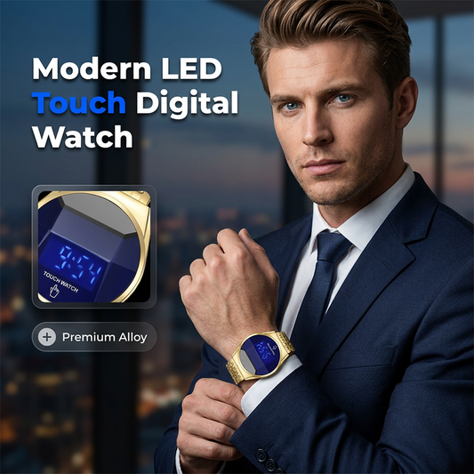 🏆SISTA DAGEN – 50 % RABATT🔥 Herrens moderna LED-touchskärms digitalur