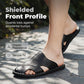 Men's Closed-Toe Artificial Leather Slippers