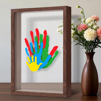 🎁Bästa presenten – Familjehandavtrycksset 🔥 Giftfritt, luktfritt och ofarligt
