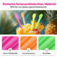 🍹Endast under en begränsad tid: 50 % rabatt🍹🌈Färgglada sugrör i form av plastskedar för smoothies