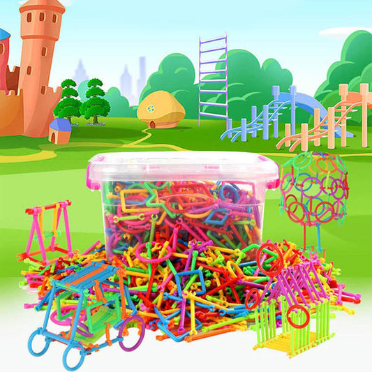 🧩 50 % RABATT NU! 🌈 Educational magic stick building blocks – utvecklar finmotorik & kreativitet – perfekt för barn 7–14 år 🎨